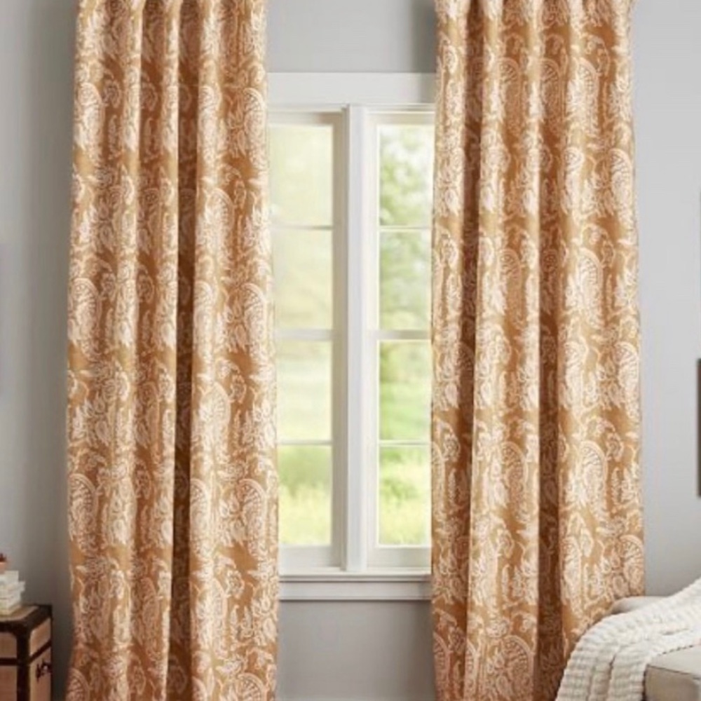 Pottery barn Alessandra curtains Drapes 55”x 96”